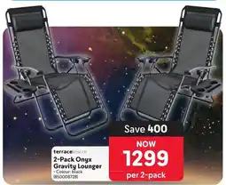 Makro Terrace Leisure Onyx Gravity Lounger offer