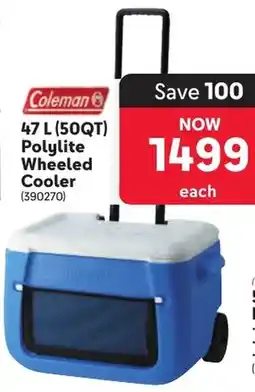 Makro Coleman Polylite Wheeled Cooler offer