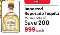Makro PATRON Imported Reposado Tequila offer