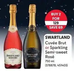 Makro SWARTLAND Cuvée Brut or Sparkling Semi-sweet Rosé offer