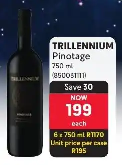 Makro TRILLENNIUM Pinotage offer