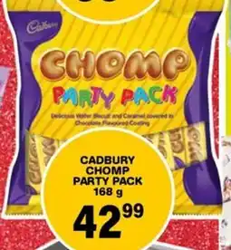 Giant Hyper Cadbury chomp party pack offer