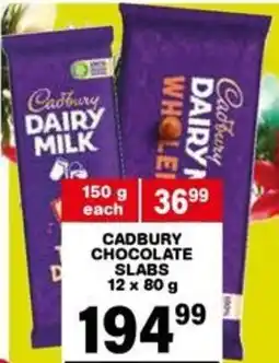 Giant Hyper Cadbury chocolate slabs offer