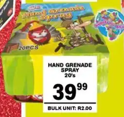 Giant Hyper Hand grenade spray offer