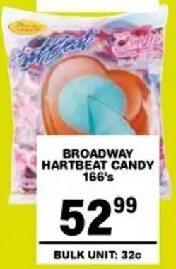 Giant Hyper Broadway hartbeat candy offer