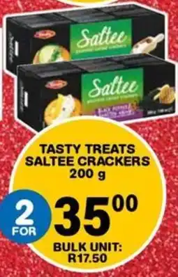 Giant Hyper Tasty treats saltee crackers offer