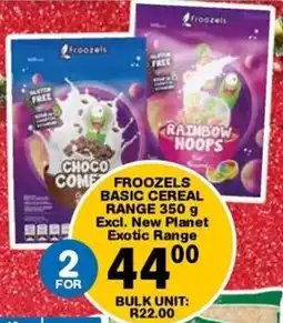 Giant Hyper Froozels basic cereal range offer