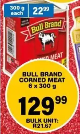 Giant Hyper Bull brand corned meat offer