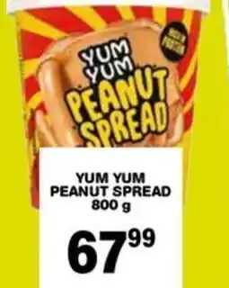 Giant Hyper Yum yum peanut spread offer