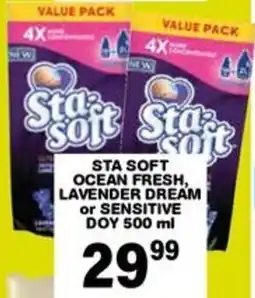 Giant Hyper Sta soft ocean fresh, lavender dream or sensitive doy offer