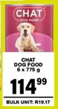 Giant Hyper Chat dog food offer
