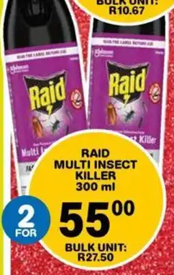 Giant Hyper Raid multi insect killer offer