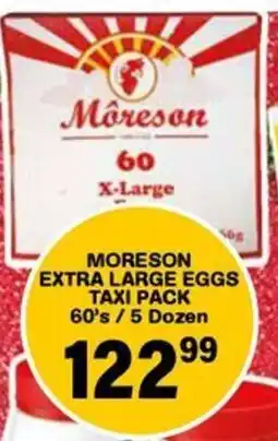 Giant Hyper Moreson extra large eggs taxi pack offer