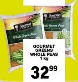 Giant Hyper Gourmet greens whole peas offer