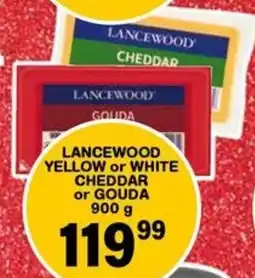 Giant Hyper Lancewood yellow or white cheddar or gouda offer