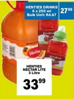 Giant Hyper Henties nectar lite offer