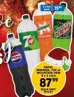 Giant Hyper Pepsi, mirinda, 7up or mountain dew offer
