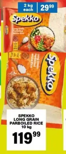 Giant Hyper Spekko long grain parboiled rice offer