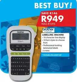 Chamberlain Brother labelling machine offer