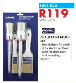Chamberlain Promac chalk paint brush set offer