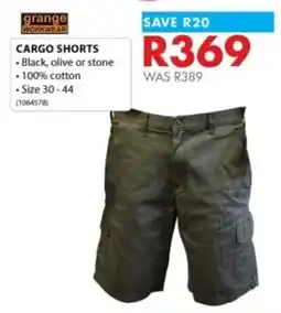 Chamberlain Grange workwear cargo shorts offer