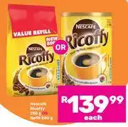 Game Nescafe Ricoffy 750g Or Refill 800g-Each offer
