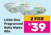 Game Little One Fragranced Baby Wipes-For 2 x 80s offer