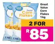 Game Great Value Corn Flakes-For 2 x 1Kg offer