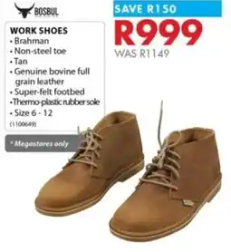 Chamberlain Bosbul work shoes offer
