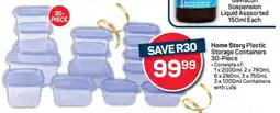 Pick n Pay Home Story Plastic Storage Containers 30-Piece offer