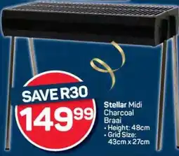 Pick n Pay Stellar Midi Charcoal Braai offer