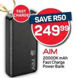 Pick n Pay AIM 20000K mAh Fast Charge Power Bank offer