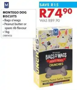 Chamberlain Montego dog biscuits offer