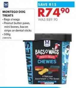 Chamberlain Montego dog treats offer