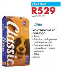 Chamberlain Montego classic dog food offer
