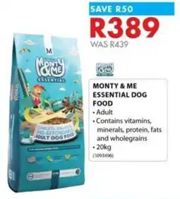Chamberlain Monty & me essential dog food offer