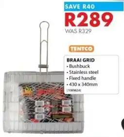 Chamberlain Tentco braai grid offer