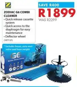 Chamberlain Zodiac G6 combi cleaner offer