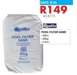 Chamberlain Pool filter sand offer