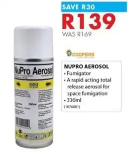 Chamberlain Nupro aerosol offer