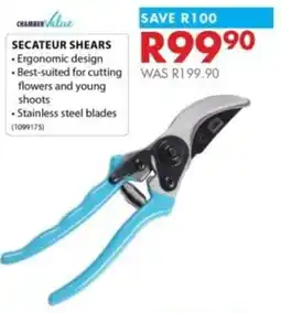 Chamberlain Secateur shears offer