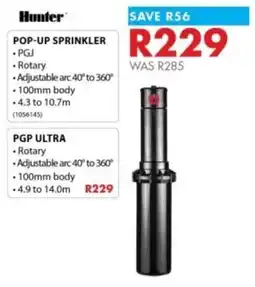 Chamberlain Hunter pop-up sprinkler offer