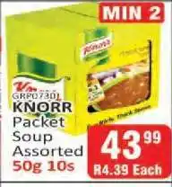 KitKat Cash and Carry KNORR Packet Soup Assorted 50g 10s offer
