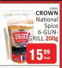 KitKat Cash and Carry CROWN National Spice 6-GUN-GRILL 200g offer