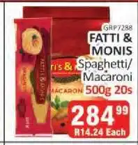 KitKat Cash and Carry Fatti & Monis Spaghetti/Macaroni offer