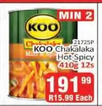 KitKat Cash and Carry KOO Chakalaka Hot & Spicy offer