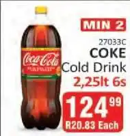 KitKat Cash and Carry Coke Cold Drink 2,25lt 6s offer
