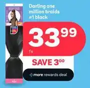 PEP Darling One Million Braids # 1 Black-1's offer