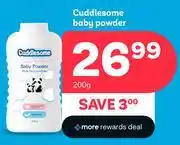 PEP Cuddlesome Baby Powder-200g offer