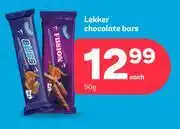 PEP Lekker Chocolate Bars-50g Each offer
